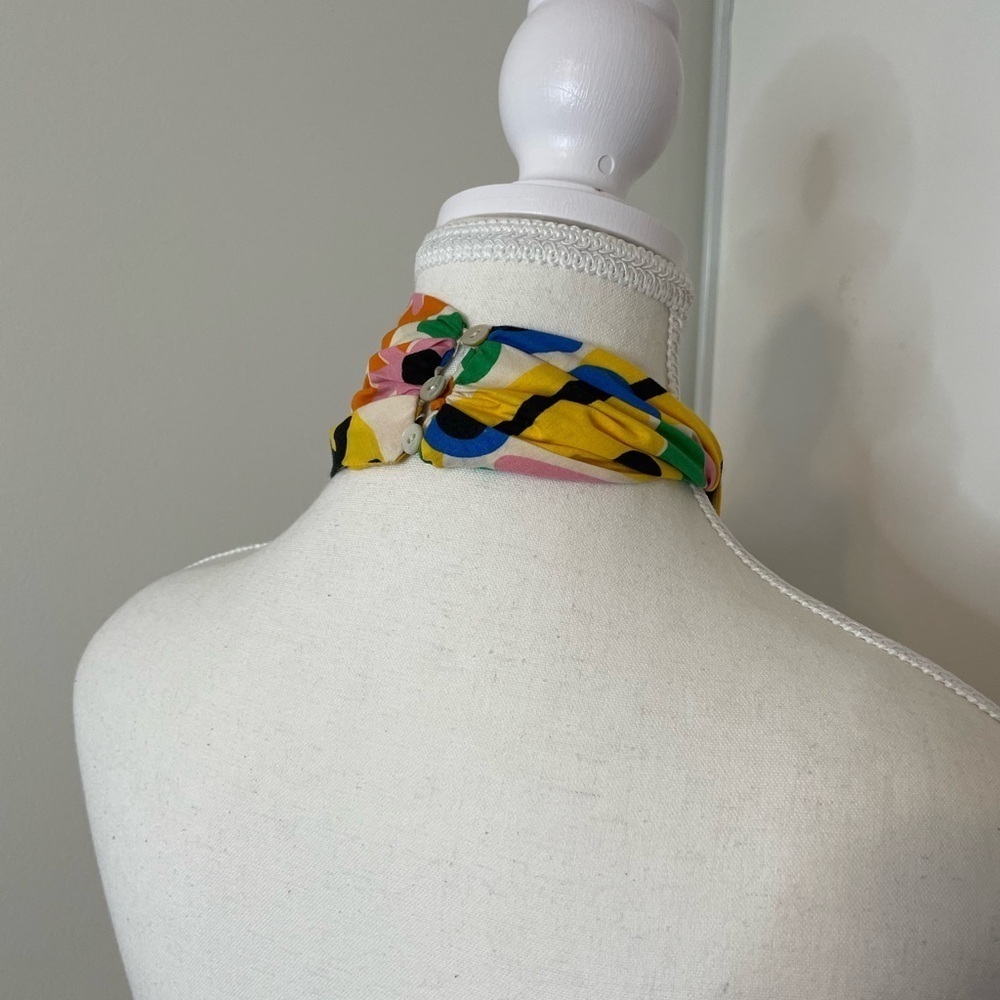 Zara Pop Art Printed Crop Halter Top S - Picture 7 of 15